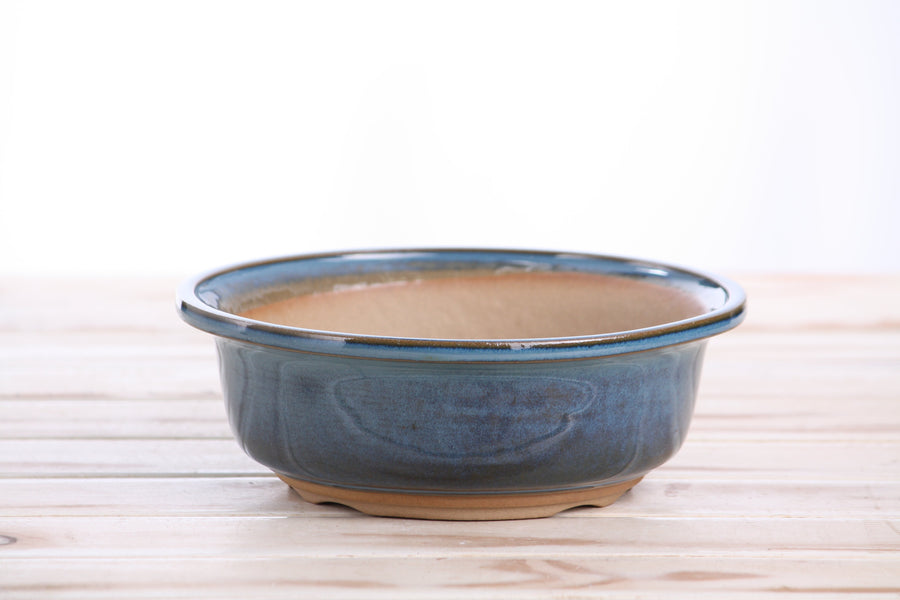7-Inch Round Bonsai Pot - Peacock 2025