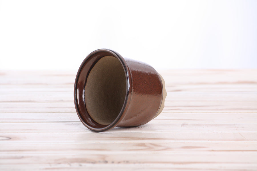4-Inch Flute Bonsai Pot - Sunset