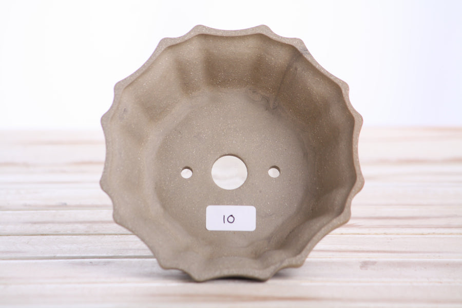 5-Inch Flower Bonsai Pot - Marbled No. 10