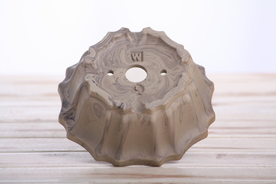 5-Inch Flower Bonsai Pot - Marbled No. 10