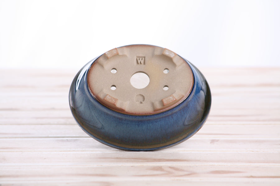 5-Inch Oval B Bonsai Pot - Peacock 2025