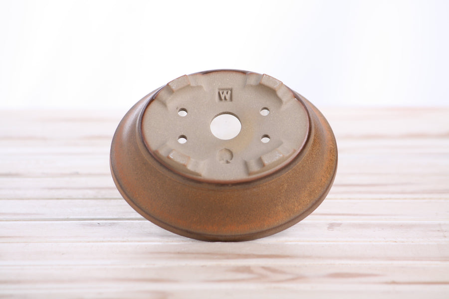 5-Inch Oval B Bonsai Pot - Deep Stone