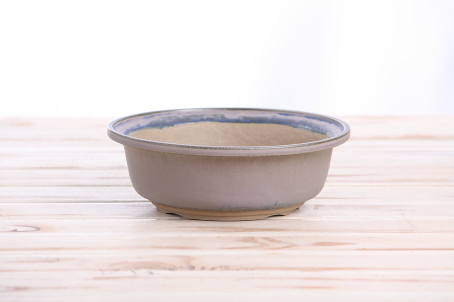 7-Inch Round Bonsai Pot - Ocean