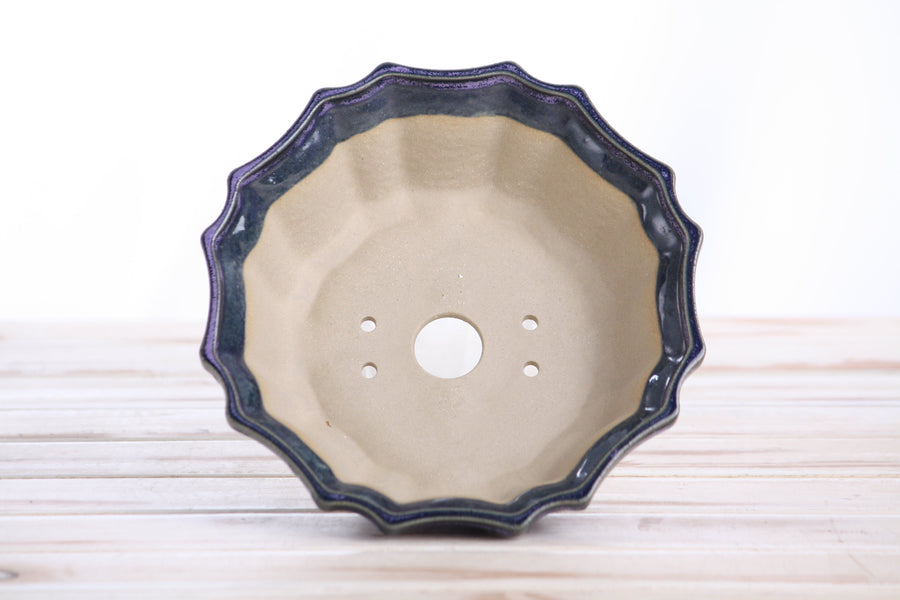 6.5-Inch Flower Bonsai Pot - Purple