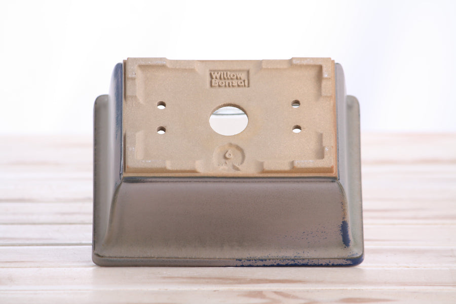 6-Inch Rectangle Deep Bonsai Pot - Ocean
