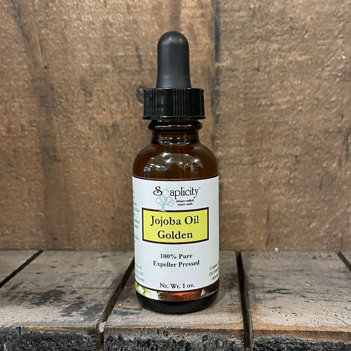 Golden Jojoba Cosmetic Oil | 1 oz — labeled container