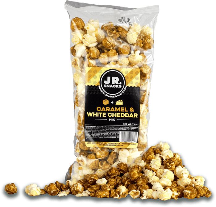 Caramel & White Cheddar Gourmet Popcorn – product image 1