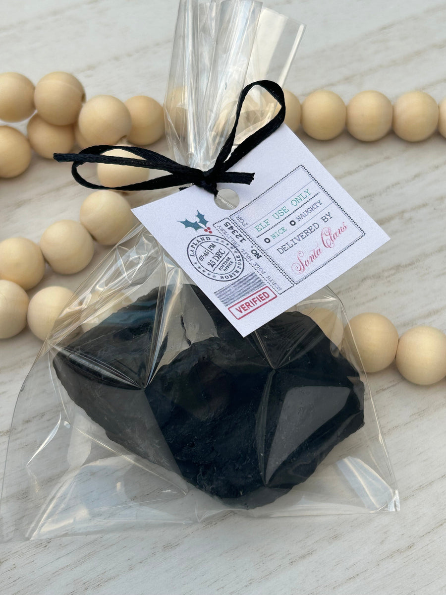Lump of Coal Soap: With a Note from Santa