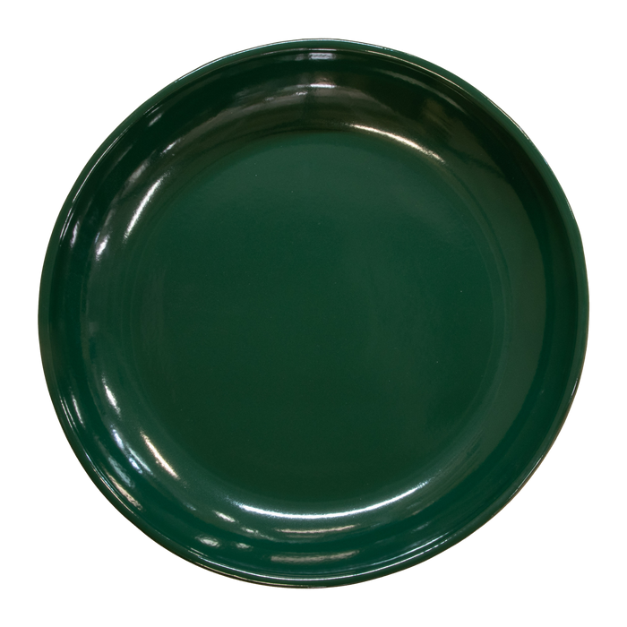 Birdbath Non-Locking Stoneware Top - Hunter Green