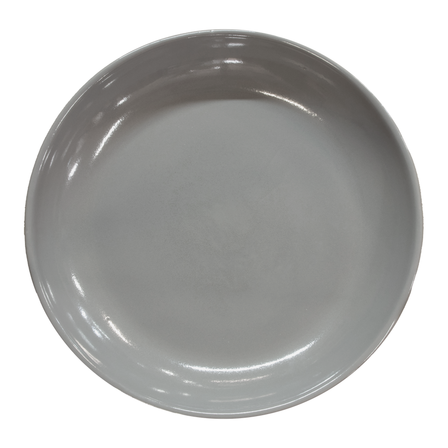 Birdbath Locking Stoneware Top - Gray