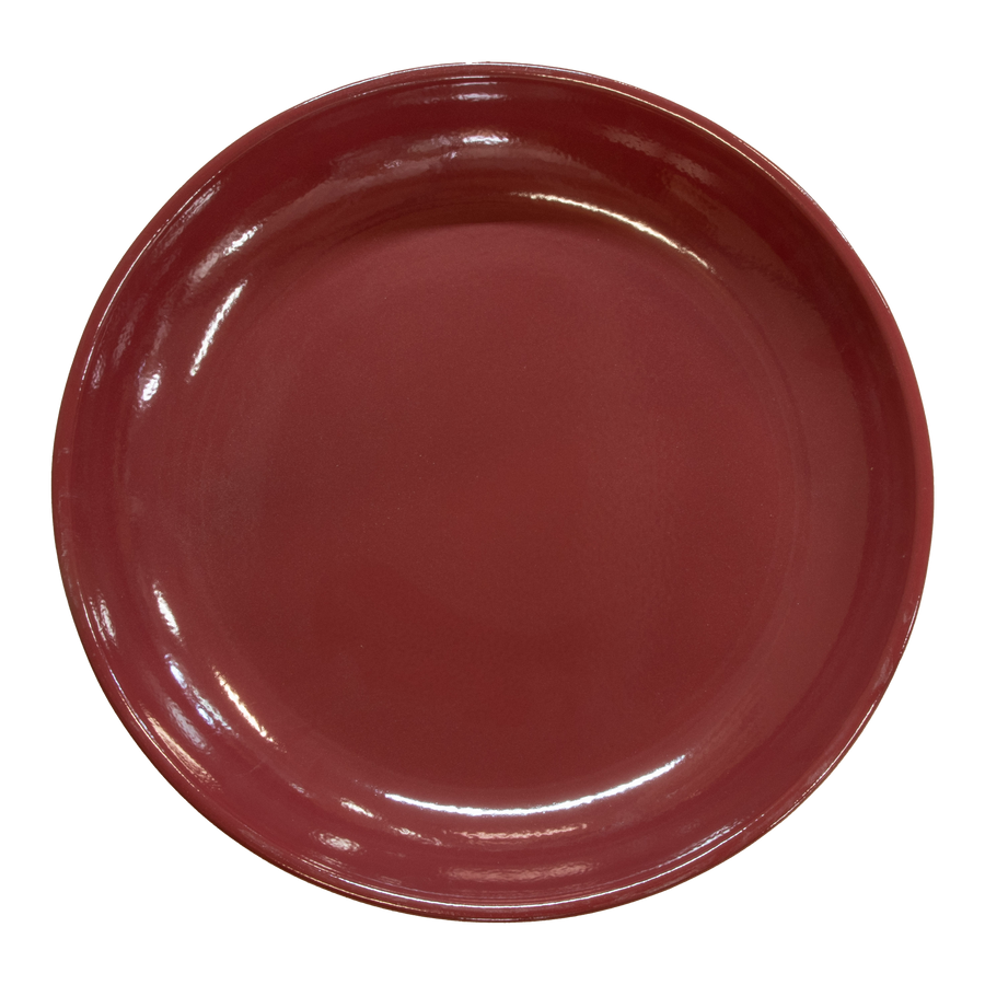 Birdbath Non-Locking Stoneware Top - Burgundy