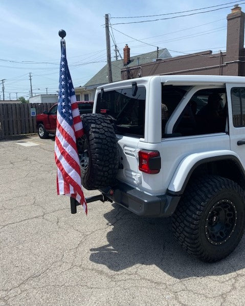 Heavy-Duty Hitch-Mount Flagpole Kit — additional product and hardware view (image 8)