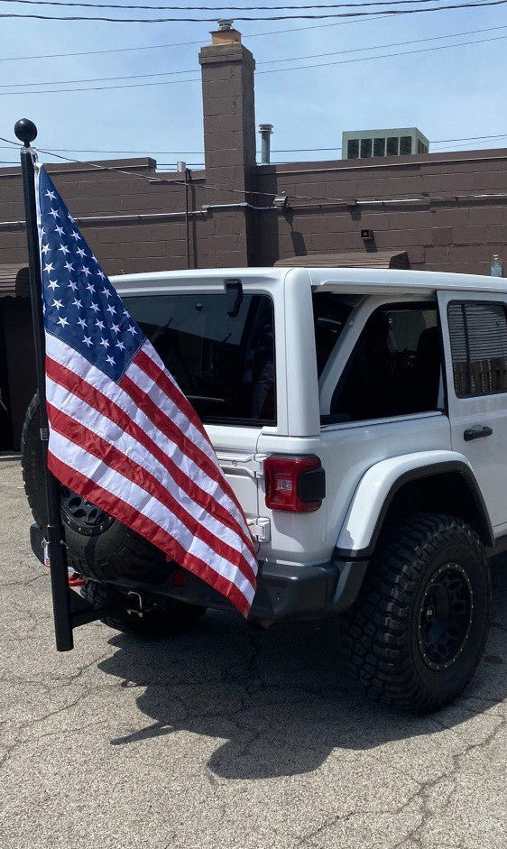 Heavy-Duty Hitch-Mount Flagpole Kit — additional product and hardware view (image 10)