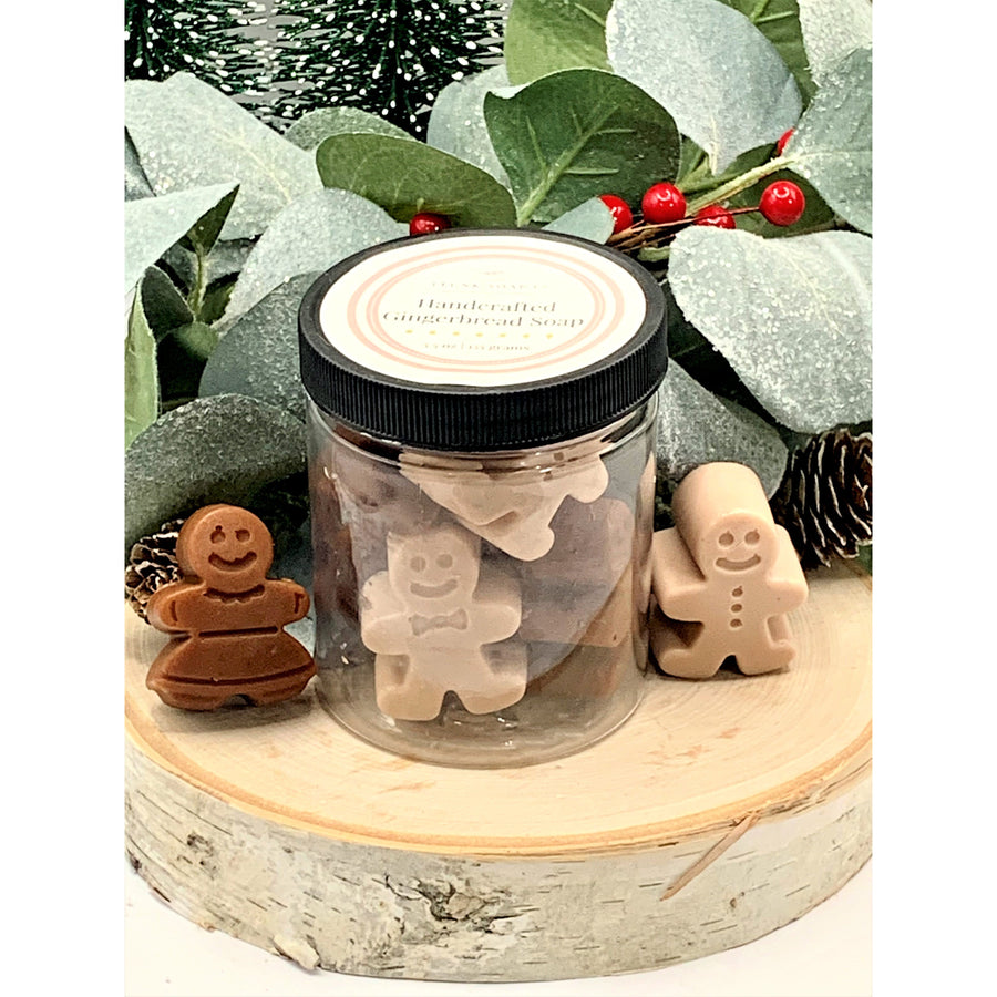 Mini Gingerbread Soaps in a Jar