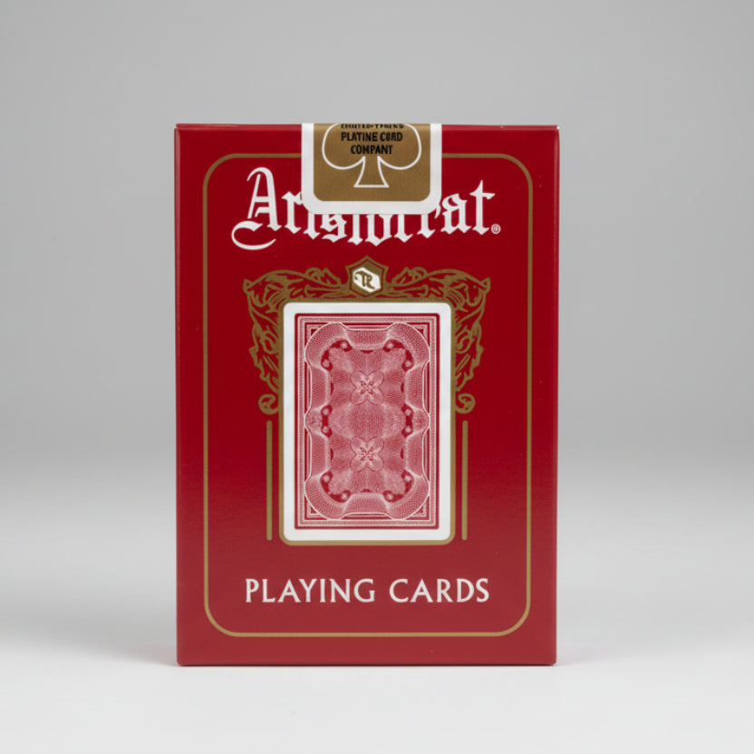 Crimson Aristocrat tuck showing the Bank Note back illustration