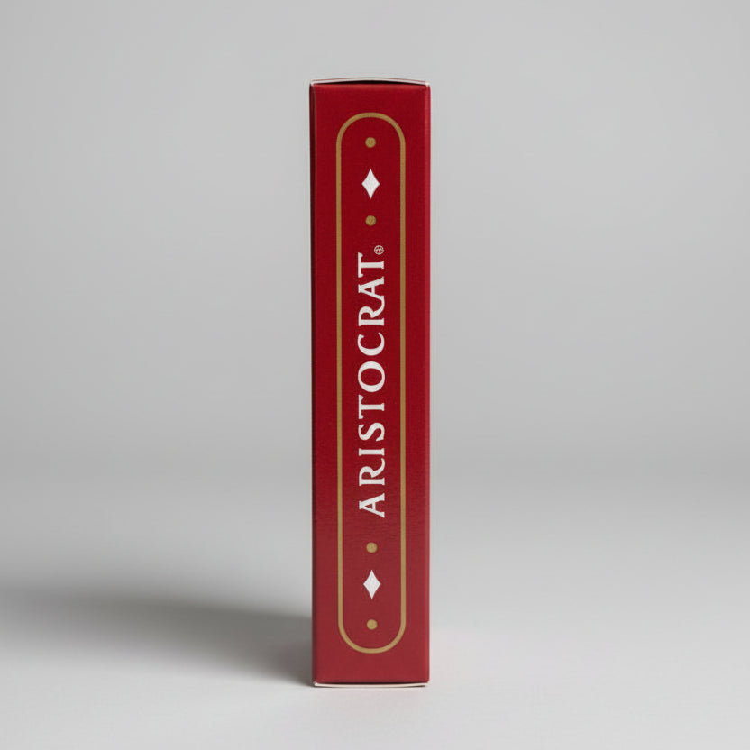 Side panel of the Crimson Aristocrat box