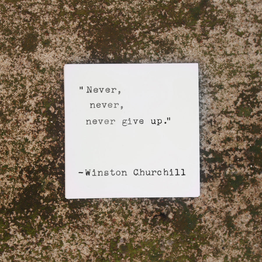 Printed quote and reflection cards from the 365 Imperfect Cards collection.