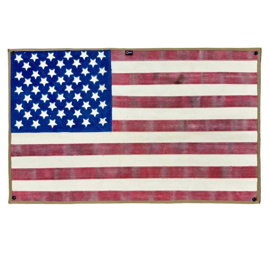 American Flag - Fire Hose - Vintage