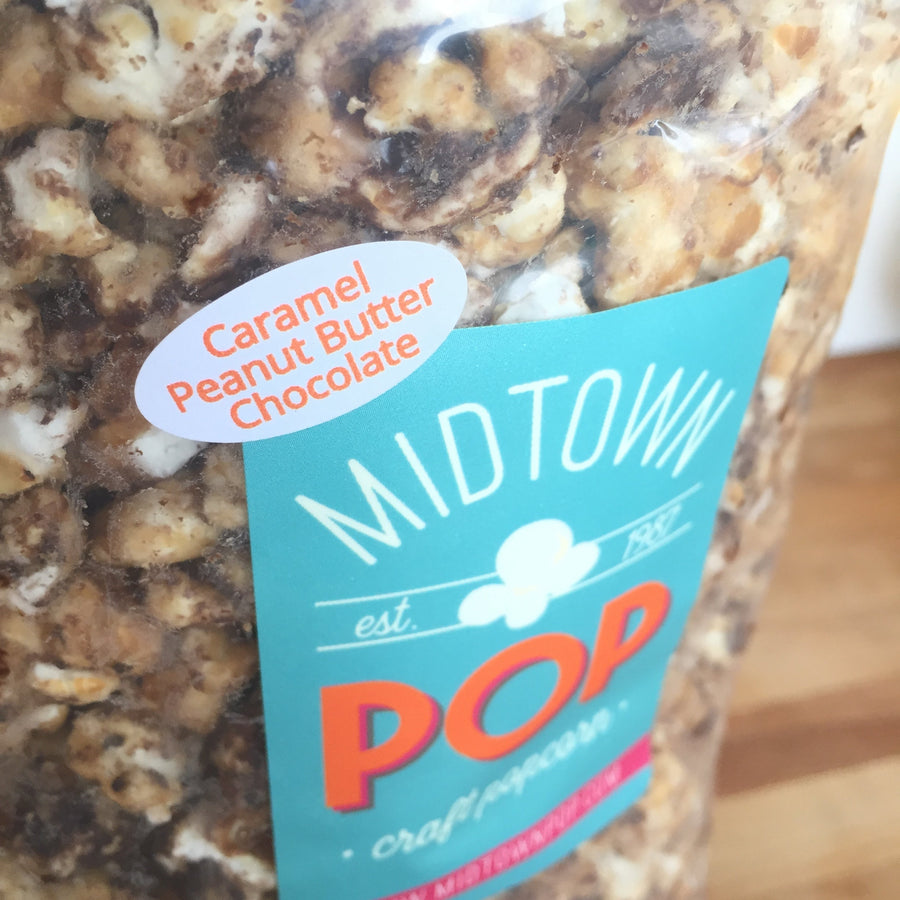 Caramel Peanut Butter Chocolate Popcorn — gourmet popcorn product image 2 of 2