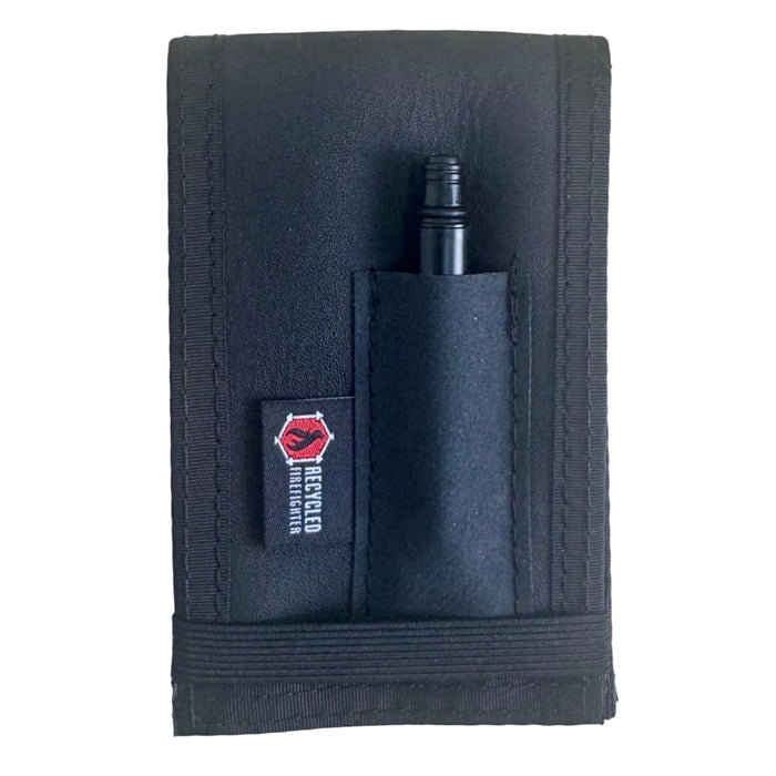 3 x 5 Notebook Cover - Combat Boot Leather, Top-Fold