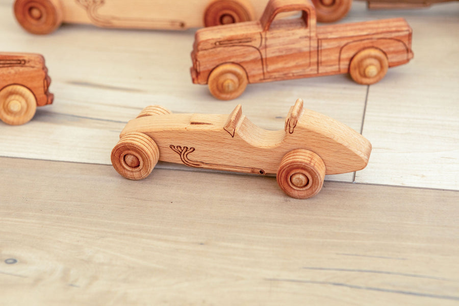 Beech Indy Special Wooden Toy Car, 5.6 in.