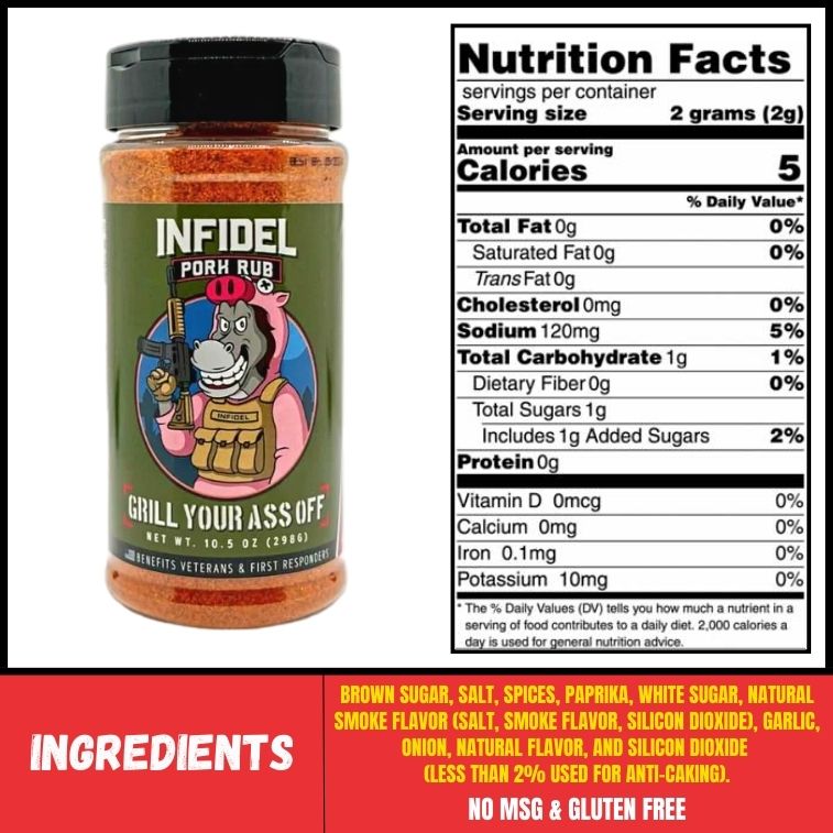 Infidel Pork Rub — product photo 6 of 6