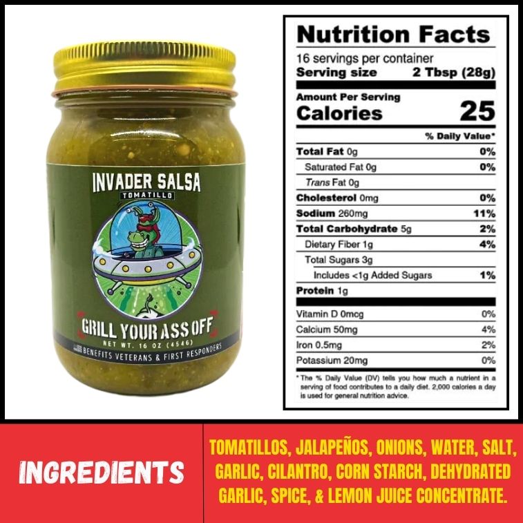 Invader Tomatillo Salsa — product photo 6 of 6
