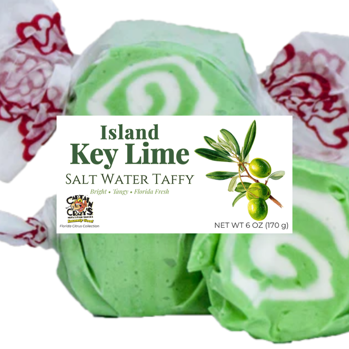 Island Key Lime Salt Water Taffy | Florida Citrus Collection — snack product photograph 1