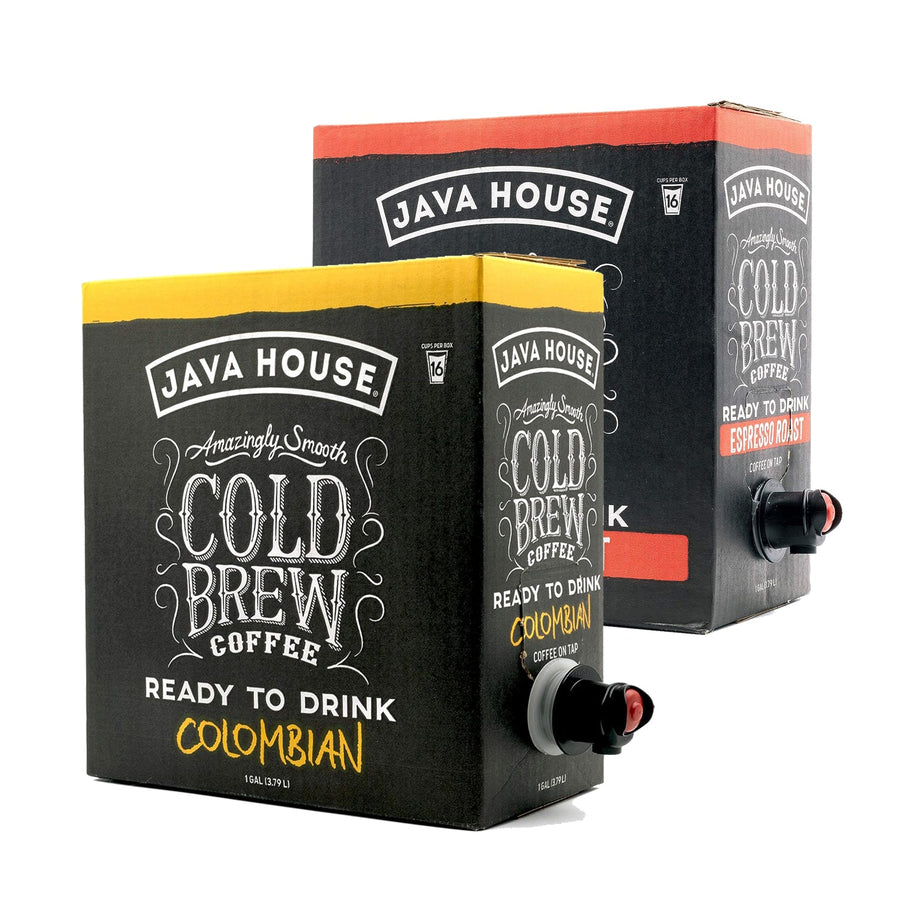 Colombian and Espresso boxes together