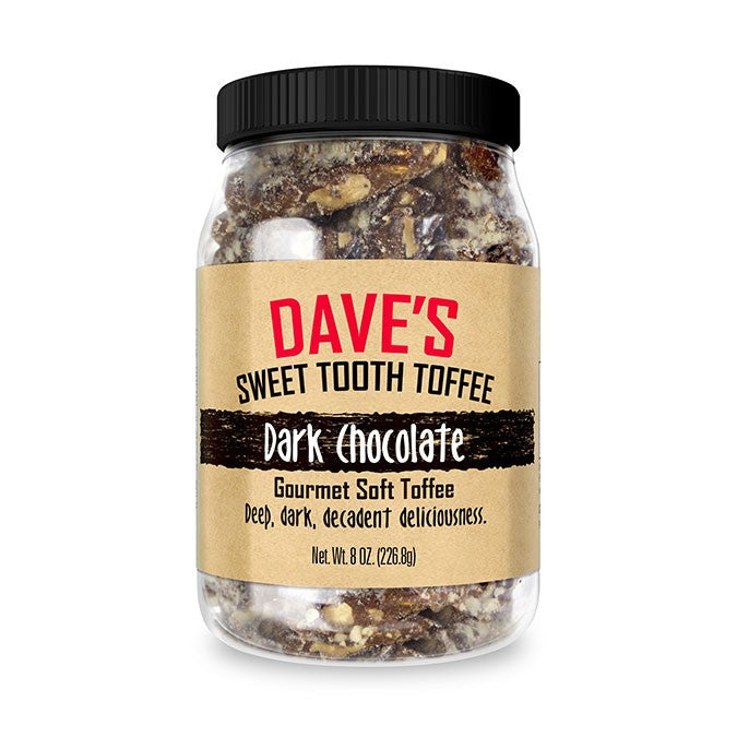 Dark Chocolate Toffee — product and serving view