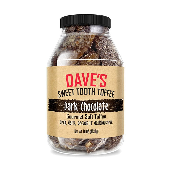 Dark Chocolate Toffee — product and serving view
