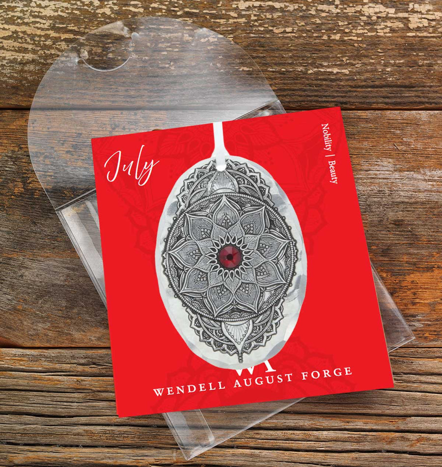 Gift packaging display for Birthstone crystal ornament