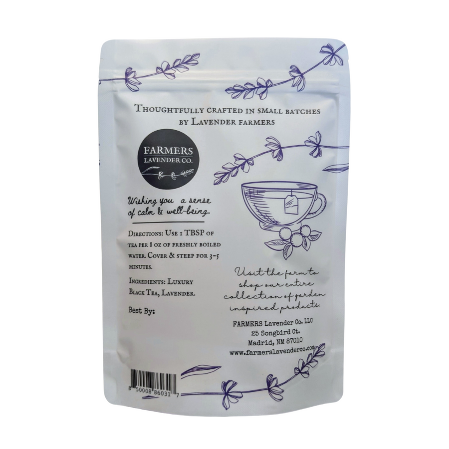 Lavender Black Loose Leaf Tea Blend – product image 2 of 3 at buyamerican.mom