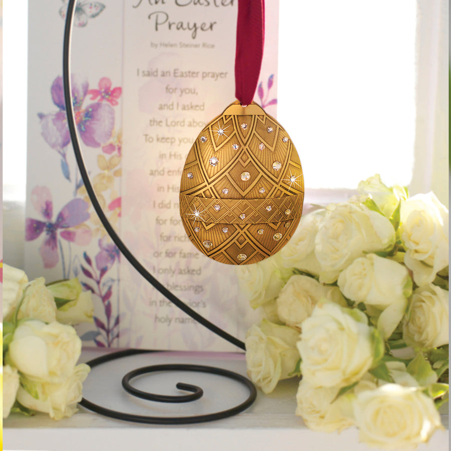 Styled display featuring La Vie Ornament - Let's Celebrate