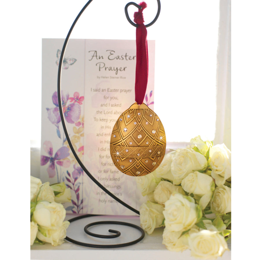 Styled display featuring La Vie Ornament - Let's Celebrate