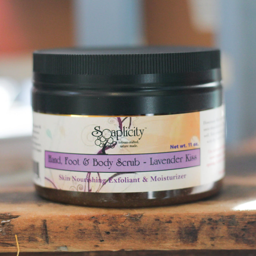Lavender Kiss Hand, Foot & Body Sugar Scrub – product photo