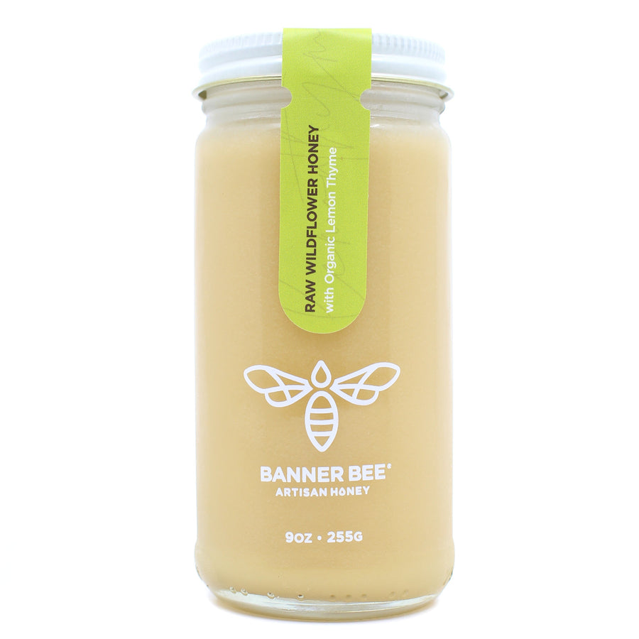 Lemon Thyme Infused Raw Honey – product photo 1