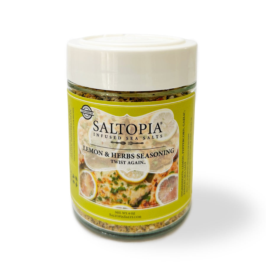 Serving presentation for Lemon & Herbs Seasoning Low Sodium – TWIST AGAIN