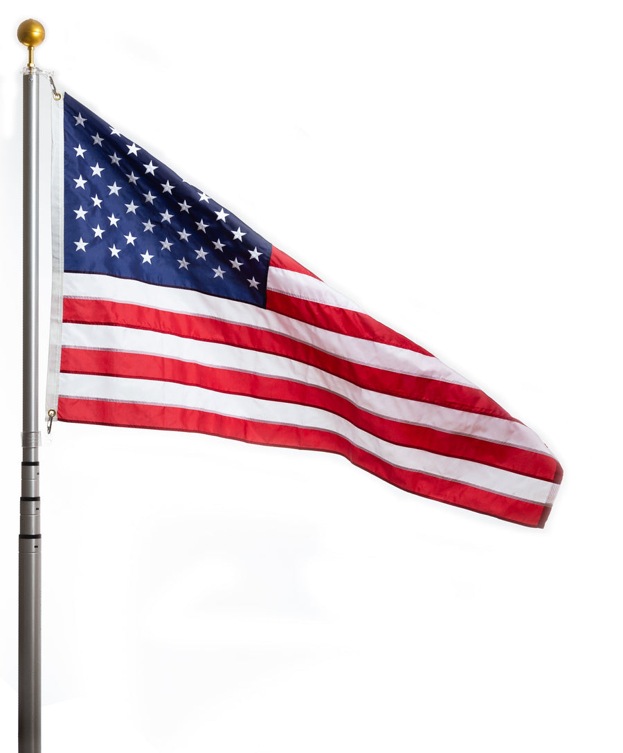 Liberty Telescoping Flagpole Kit — residential flagpole product view (image 3)