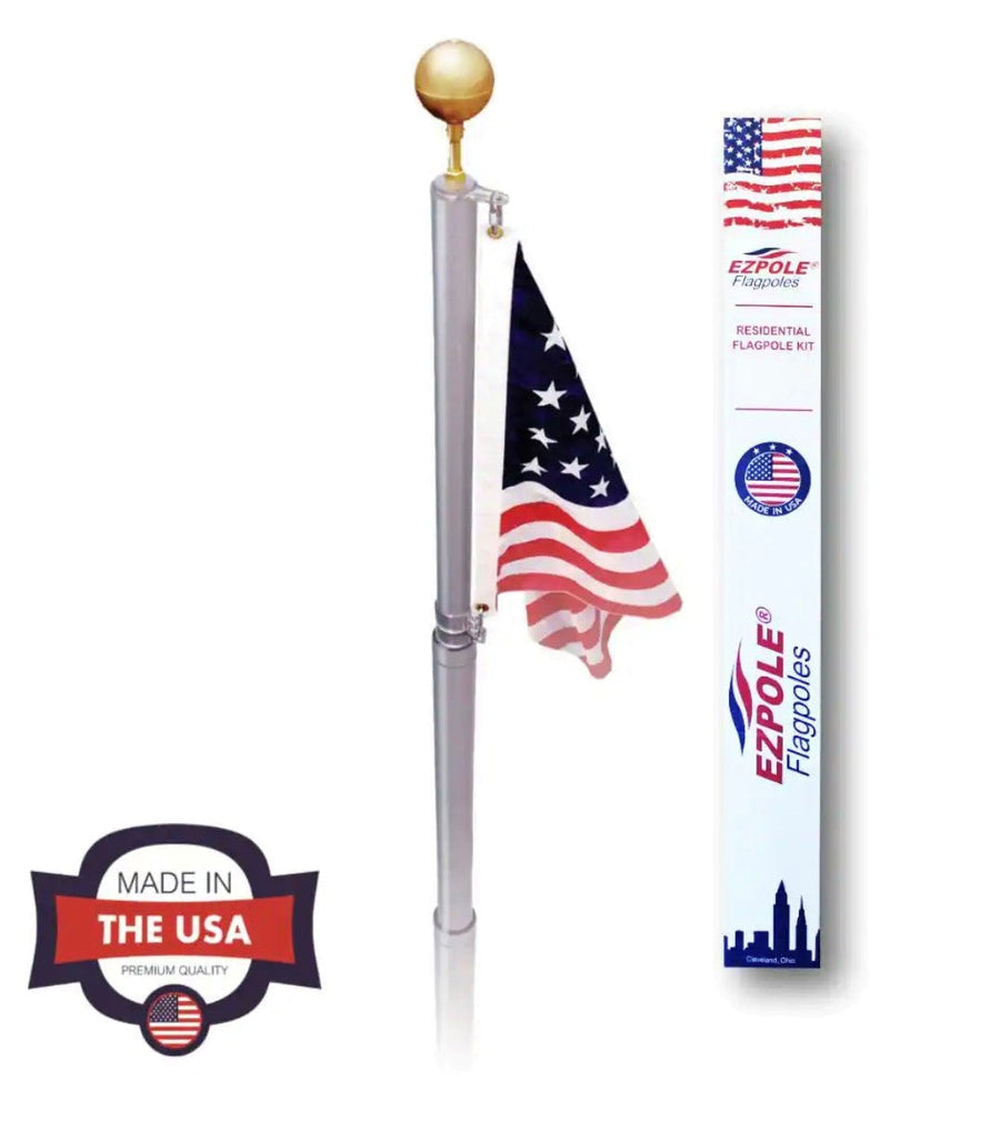 Liberty Telescoping Flagpole Kit — residential flagpole product view (image 21)