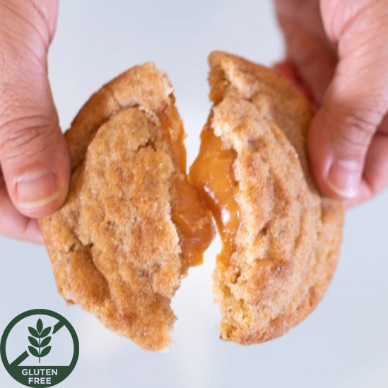 Snickerdoodle Salted Caramel LavaCookies