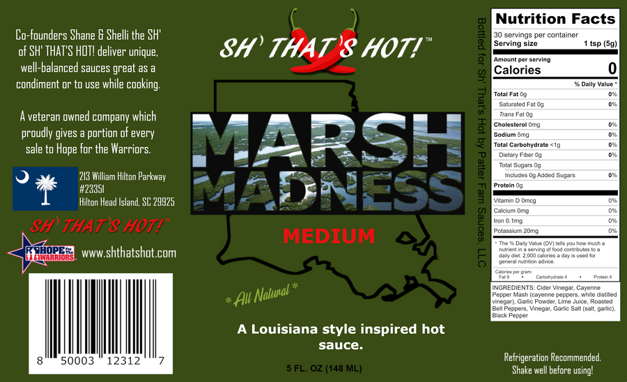 Marsh Madness (Medium) hot sauce - product image 2