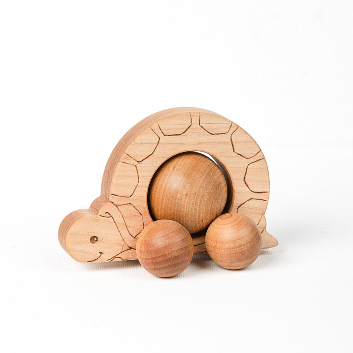 Turtle Wooden Push Toy – Roly Poly