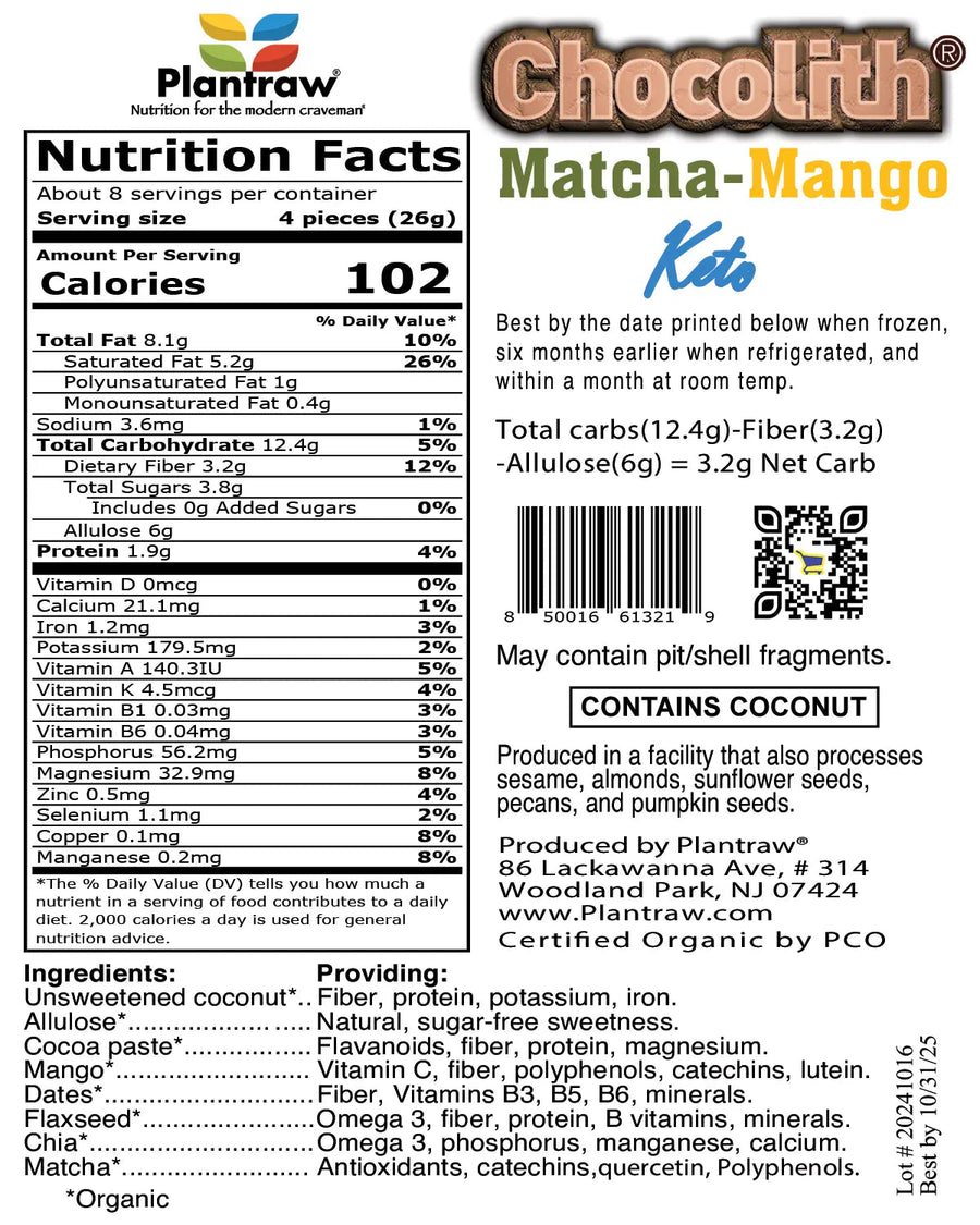 Mango Matcha Keto Chocolith Truffles (7.2 oz) – product photo 2