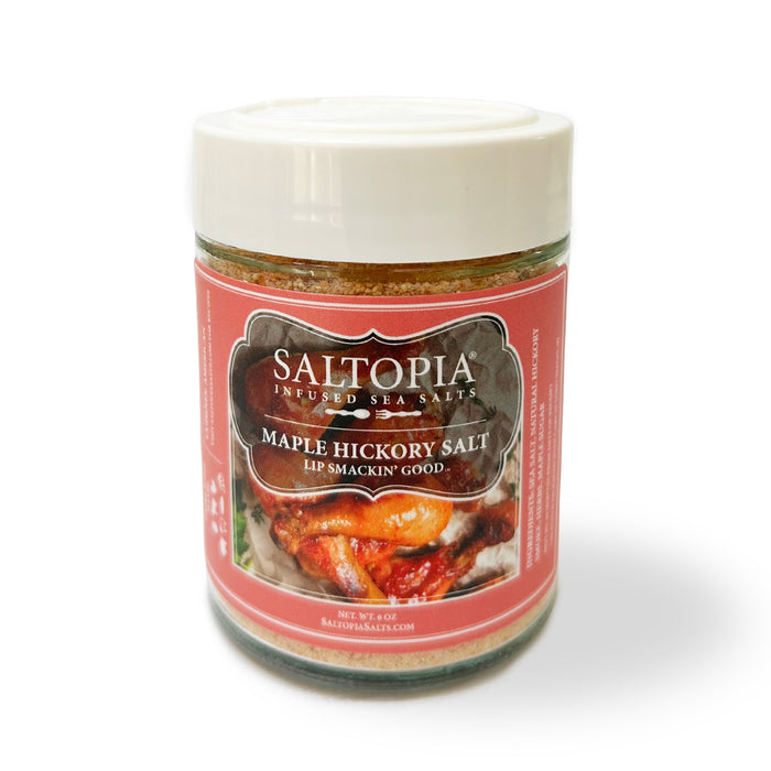 Product photo for Hickory Maple infused salt – LIP SMACKING GOOD