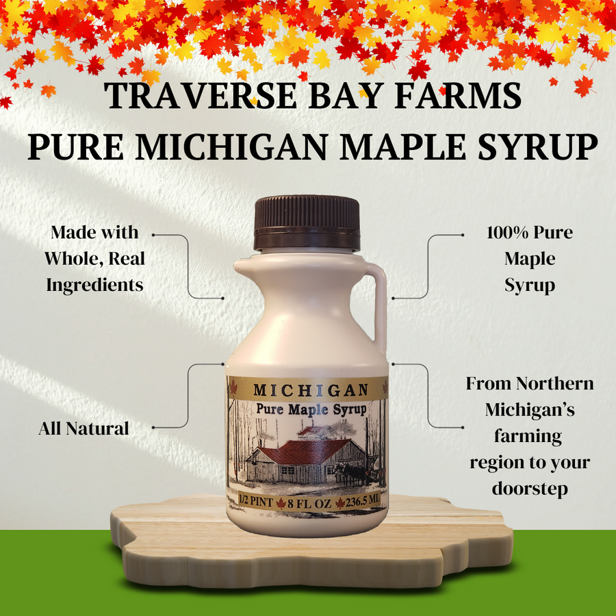 Maple Syrup, 100% Pure Michigan  - 8 Fl. Oz. Bottle - product image 3