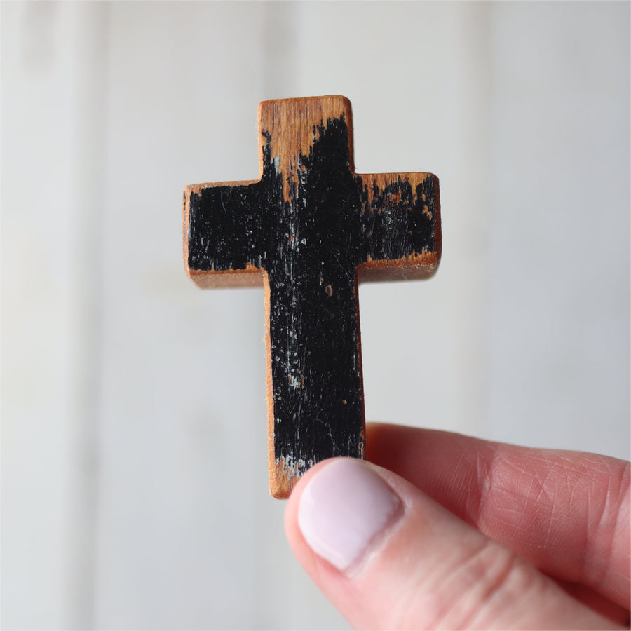 Handmade Wooden Pocket Crosses