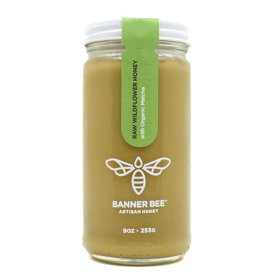 Matcha Enriched Raw Honey – product photo 1