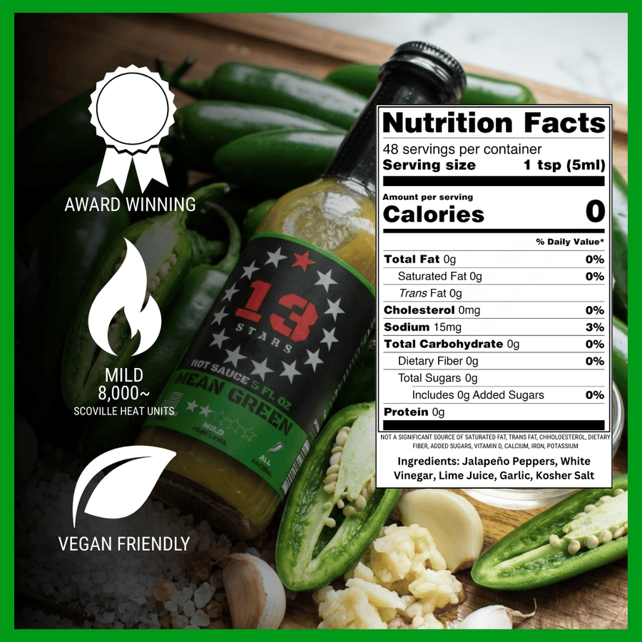 Mean Green jalapeño and lime mild hot sauce – product listing image 4
