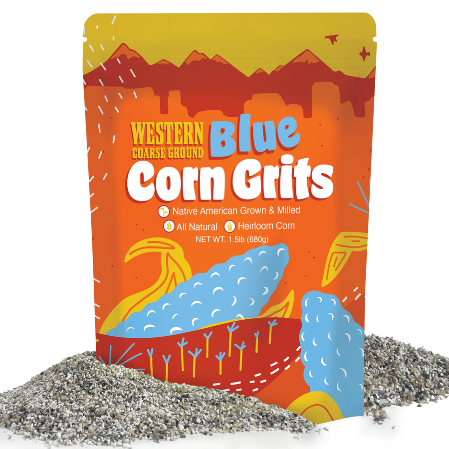 Western Heirloom Blue Corn Grits
